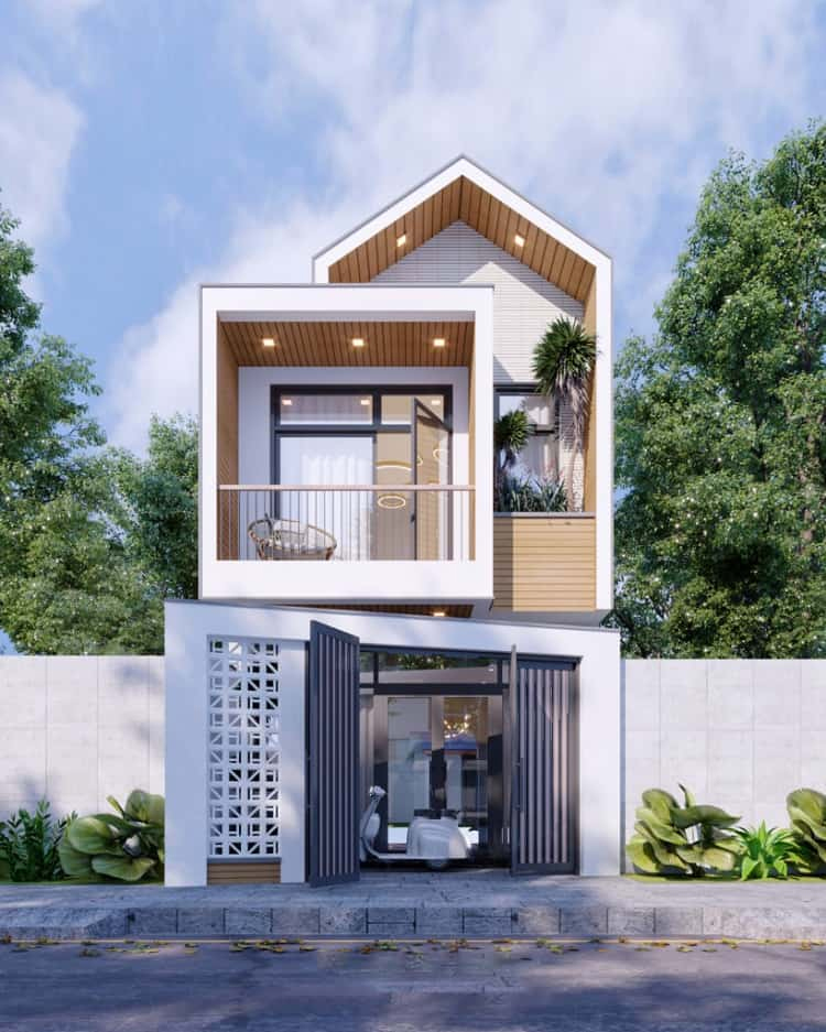 Ngôi nhà có thiết kế đồng bộ, đẹp mắt từ tổng thể đến chi tiết.