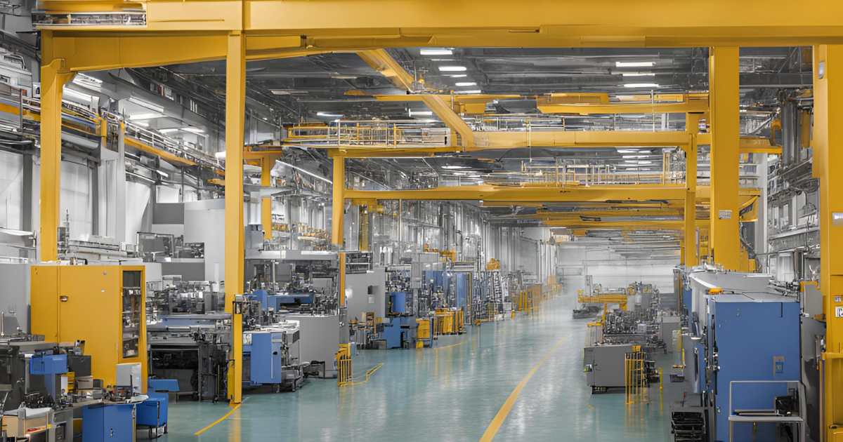 Nhà máy được trang bị hệ thống máy móc, thiết bị hiện đại