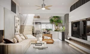 Villax mẫu nội thất nhà ống đẹp Celadon City Townhouse