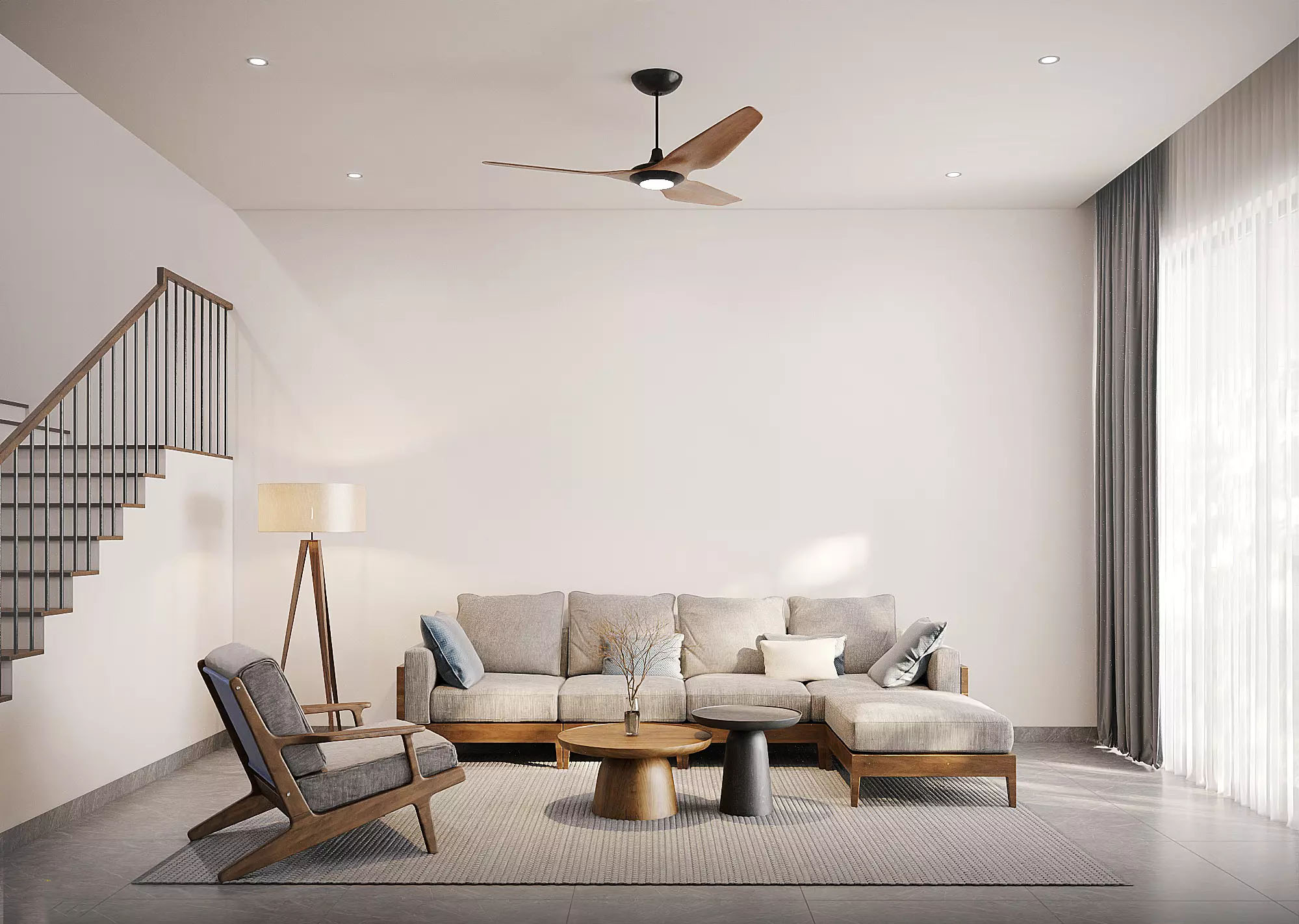 Ngôi nhà T’s House 4 tầng với thiết kế đơn giản nhưng thanh lịch