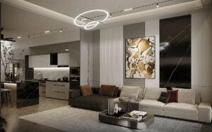 Villax phòng khách nhà ống D's House - Bình Phước