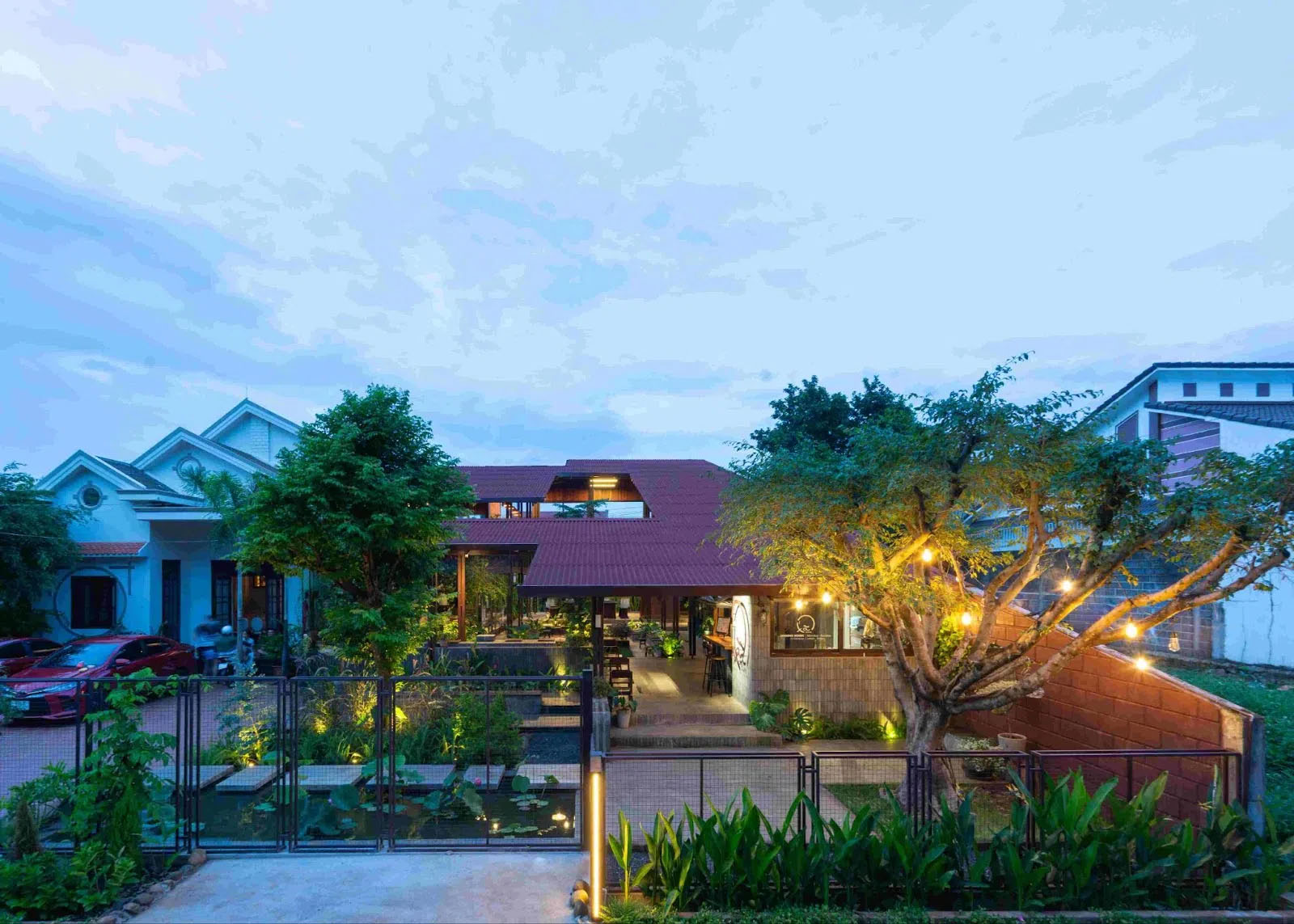 Thi công quán cà phê tại Xã Bình Minh thuộc Tây Ninh - nơi một khu dân cư lâu đời với đời sống xã hội gắn kết.