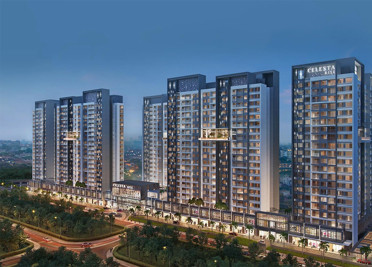Dự án nằm tại tháp 2 được bàn giao thô