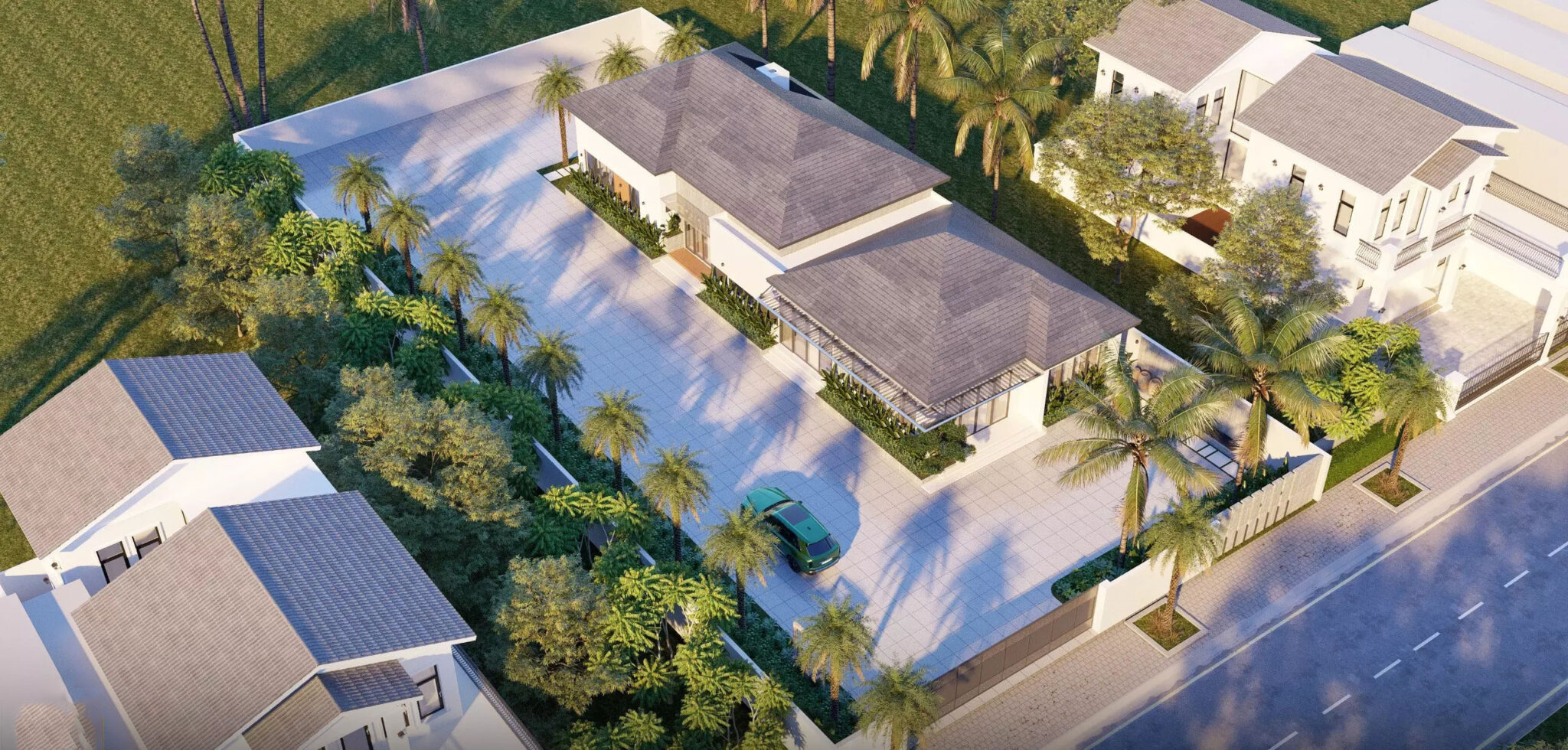 V's House sở hữu không gian rộng lớn và mỗi phần của nó được chăm chút tỉ mỉ.