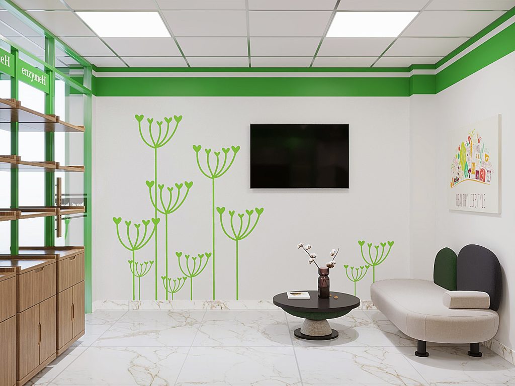 Dự án thiết kế showroom sản phẩm về bảo vệ sức khỏe
