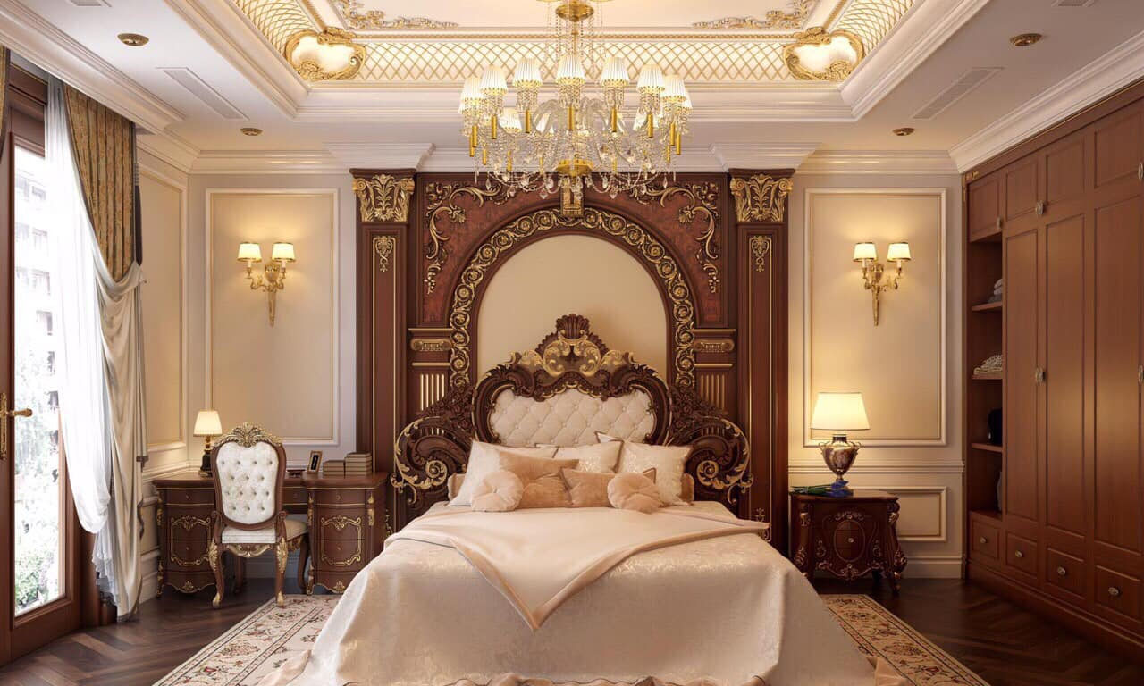 Phòng ngủ sang trọng, thể hiện đẳng cấp