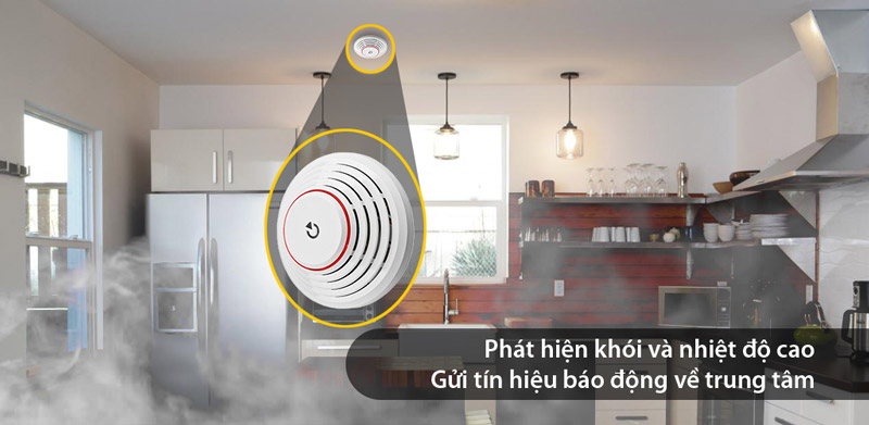 Chức năng chính của cảm biến khói là cảnh báo sự xuất hiện của khói