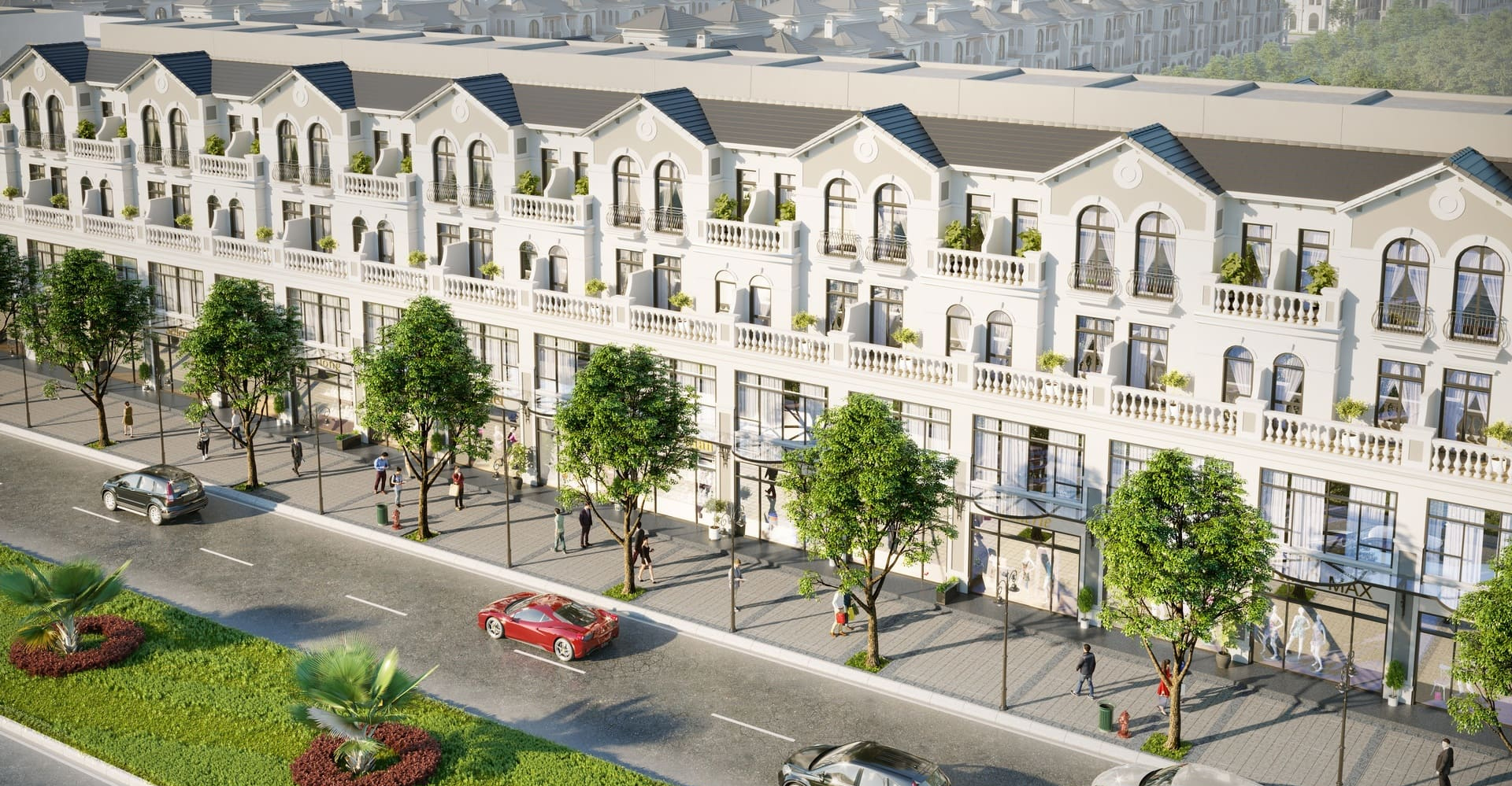 Nhà phố liền kề, hay Townhouse, là loại hình nhà ở được xây dựng sát nhau thành một dãy