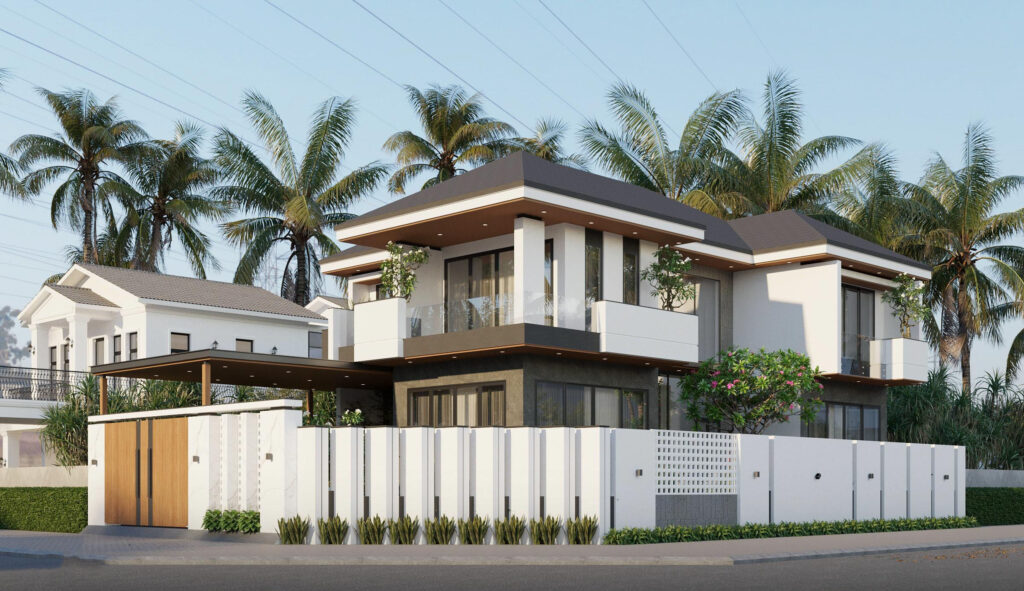 Hang's Villa sở hữu lợi thế vượt trội với hai mặt tiền thông thoáng