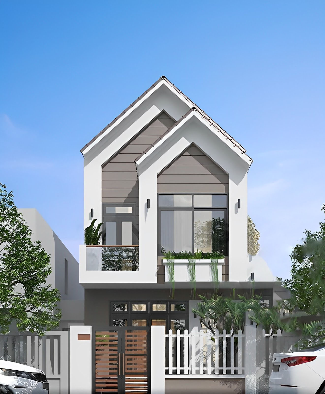 Nhà ống 2 tầng mái Thái là lựa chọn lý tưởng cho những gia đình yêu thích sự kết hợp giữa truyền thống và hiện đại trong kiến trúc nhà ở.