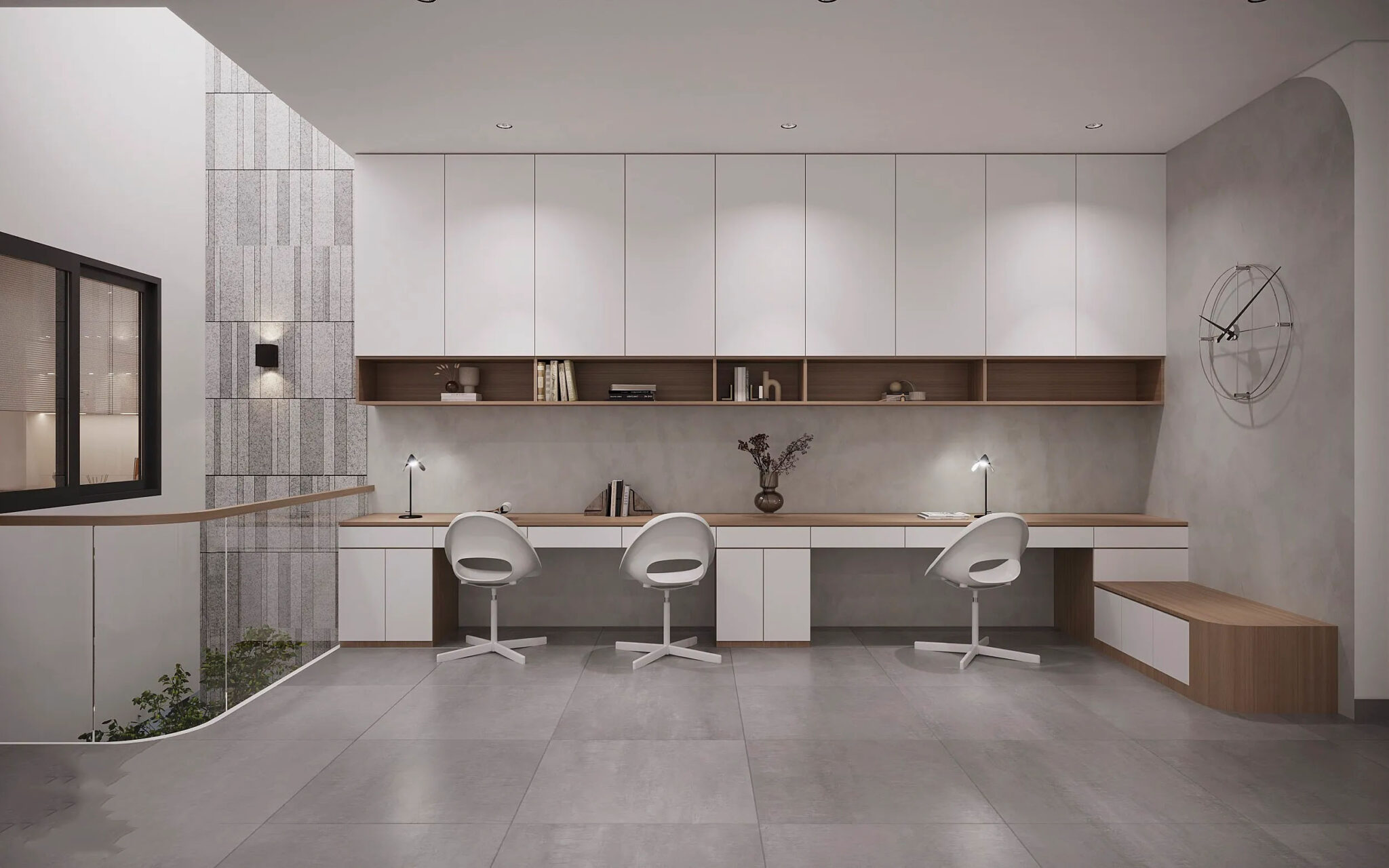Không gian nội thất của TA's House được thiết kế theo phong cách tối giản