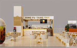 Villax thiết kế cửa hàng nhỏ đẹp Xing Fu Tang
