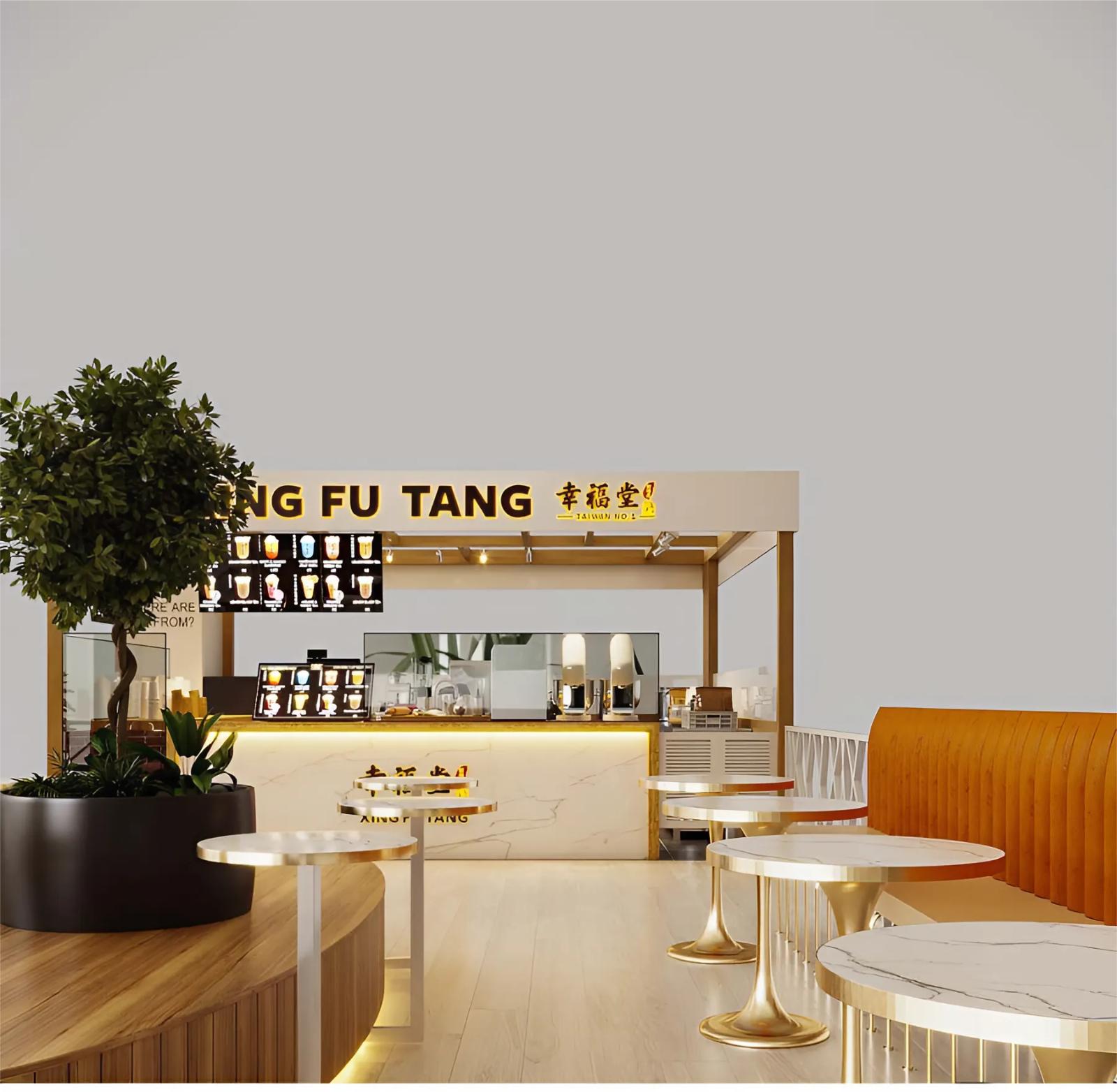 Sự hiện diện của cây xanh giúp làm giảm cảm giác bí bách và tạo ra một không gian thư giãn, dễ chịu cho khách hàng.