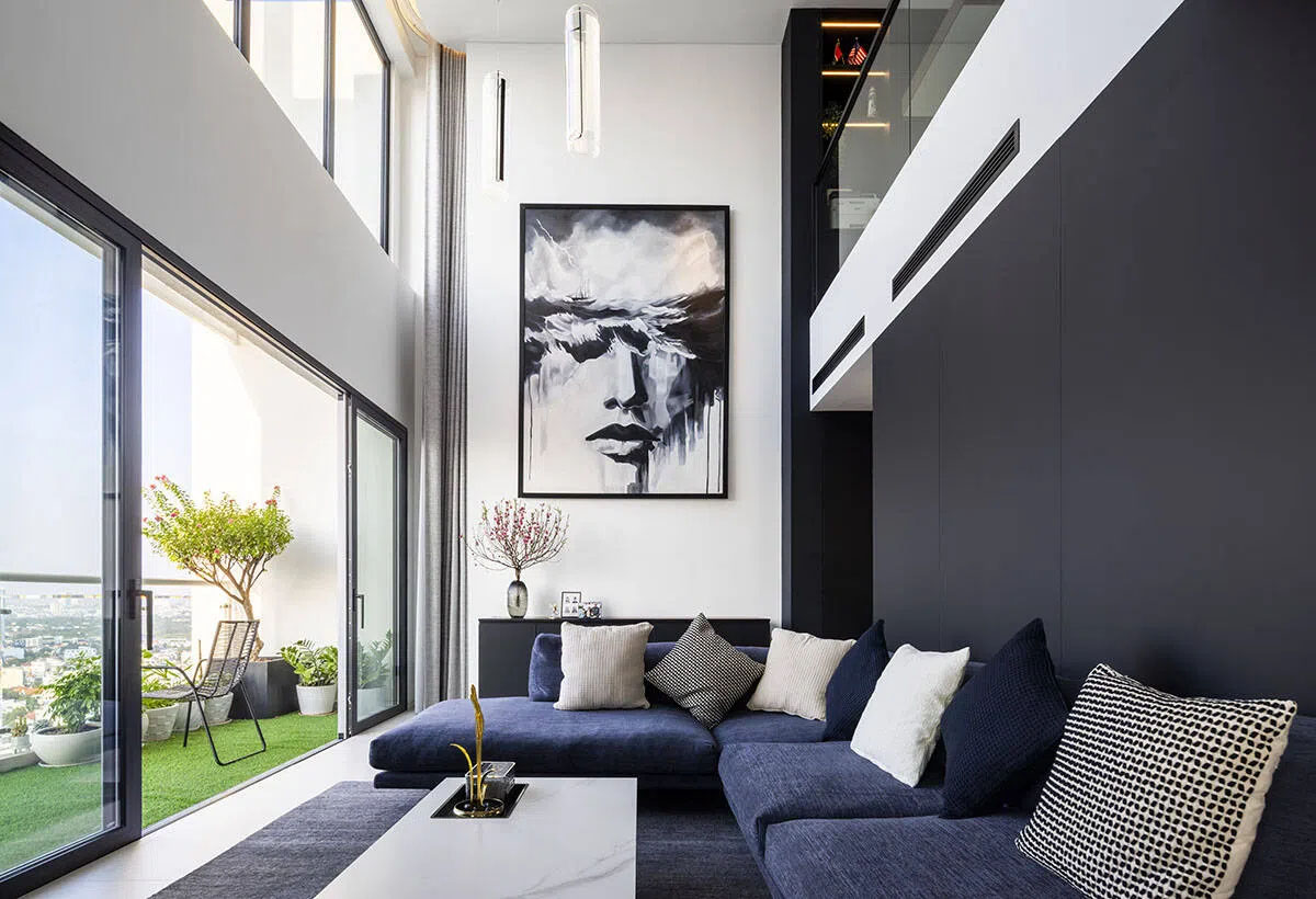Thiết kế nội thất chung cư đẹp Penthouse Thảo Điền