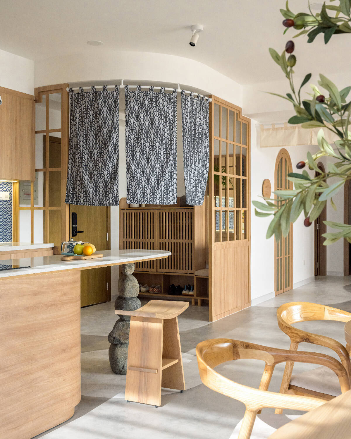Mỗi khu vực trong dự án thiết kế nội thất chung cư 60m2 đều rất chỉn chu và tỉ mỉ