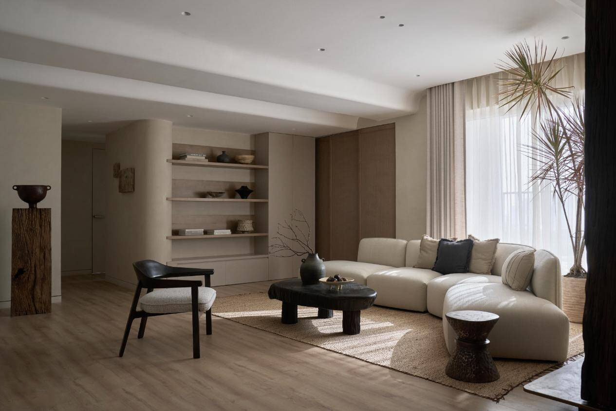 dự án nội thất chung cư hiện đại này mang đậm phong cách hiện đại nhưng vẫn giữ được sự mộc mạc, nhẹ nhàng và đơn giản