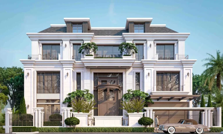 Villax - Mẫu biệt thự 3 tầng tân cổ điển - Viet’s Tien Giang Villa - Neo Classic - 560m2
