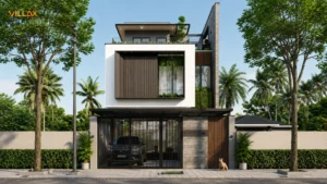 Thiết kế nhà ống 2 tầng đẹp, tối ưu công năng và chi phí hợp lý
